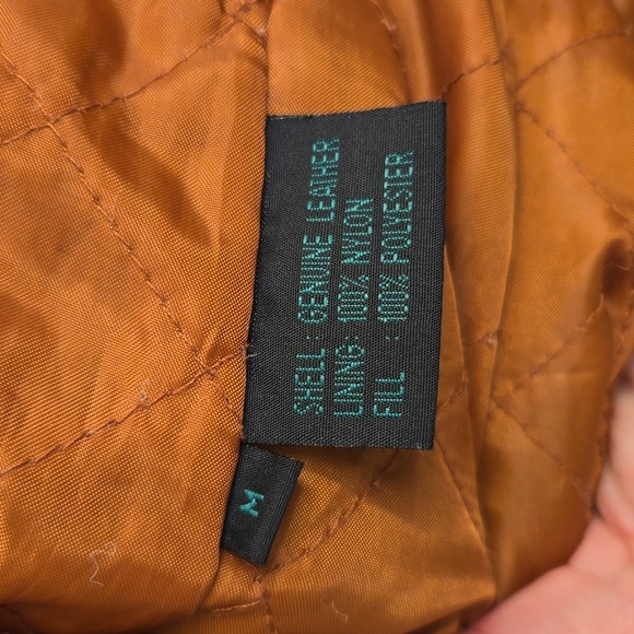 Vintage colorblock suede jacket with quilted lining - Picture 4 of 9